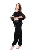 inky and french forest tango trousers - Poema Tango Clothes: handmade luxury clothing for Argentine tango
