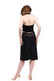 inky modal ruched skirt - Poema Tango Clothes: handmade luxury clothing for Argentine tango