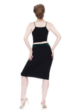jet sport jersey pencil skirt - Poema Tango Clothes: handmade luxury clothing for Argentine tango