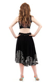 line drawing circle skirt - Poema Tango Clothes: handmade luxury clothing for Argentine tango