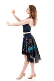 midnight garden circle skirt - Poema Tango Clothes: handmade luxury clothing for Argentine tango