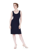 navy rib tank dress - Poema Tango Clothes: handmade luxury clothing for Argentine tango
