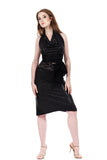 night spangle ruched skirt - Poema Tango Clothes: handmade luxury clothing for Argentine tango