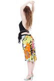 pop tropic fluted skirt - Poema Tango Clothes: handmade luxury clothing for Argentine tango