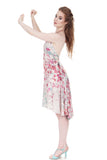 scattered daisypaint signature dress - Poema Tango Clothes: handmade luxury clothing for Argentine tango