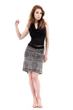 silver tile skirt - Poema Tango Clothes: handmade luxury clothing for Argentine tango