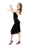 slink & sequin ruched skirt - Poema Tango Clothes: handmade luxury clothing for Argentine tango