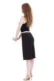 soft black pencil skirt - Poema Tango Clothes: handmade luxury clothing for Argentine tango