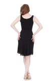 soft black tank dress - Poema Tango Clothes: handmade luxury clothing for Argentine tango