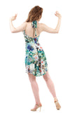 summer dreamscape halter dress - Poema Tango Clothes: handmade luxury clothing for Argentine tango