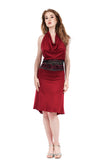 sweetrose and cabernet fluted skirt
