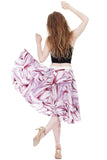 the ballet skirt in iris petal - Poema Tango Clothes: handmade luxury clothing for Argentine tango