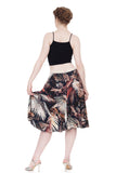 the ballet skirt in night palms - Poema Tango Clothes: handmade luxury clothing for Argentine tango