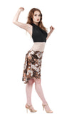 the signature skirt in autumn forest - Poema Tango Clothes: handmade luxury clothing for Argentine tango