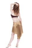 the signature skirt in champagne and blush lace - Poema Tango Clothes: handmade luxury clothing for Argentine tango