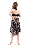 the signature skirt in chandelier & sunflower - Poema Tango Clothes: handmade luxury clothing for Argentine tango