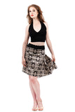 the signature skirt in escher butterfly - Poema Tango Clothes: handmade luxury clothing for Argentine tango