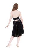the signature skirt in inky and forest velvet - Poema Tango Clothes: handmade luxury clothing for Argentine tango