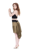 the signature skirt in martini olive - Poema Tango Clothes: handmade luxury clothing for Argentine tango