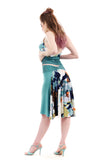the signature skirt in modern palette - Poema Tango Clothes: handmade luxury clothing for Argentine tango