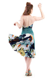 the signature skirt in modern palette - Poema Tango Clothes: handmade luxury clothing for Argentine tango