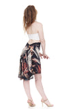 the signature skirt in night palms - Poema Tango Clothes: handmade luxury clothing for Argentine tango