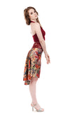 the signature skirt in painter's palette - Poema Tango Clothes: handmade luxury clothing for Argentine tango