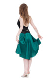 the signature skirt in scarab silk - Poema Tango Clothes: handmade luxury clothing for Argentine tango