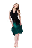 the signature skirt in scarab silk