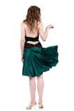 the signature skirt in scarab silk