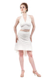the signature skirt in swan sport jersey - Poema Tango Clothes: handmade luxury clothing for Argentine tango